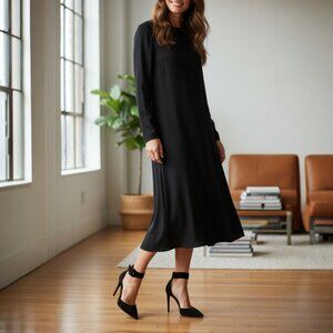 Diane von Furstenberg Black Suede Ankle Strap High Heels Designer Shoes …
